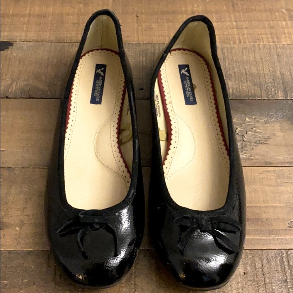 American Eagle Patent Leather Ballet Flats